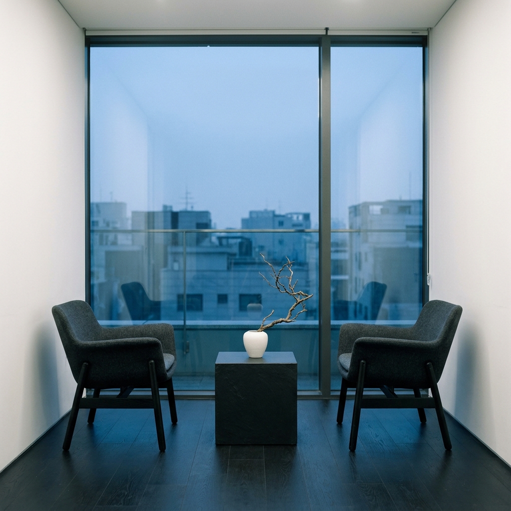 Consultation room at dawn