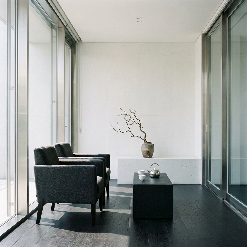 Consultation room at mid-morning
